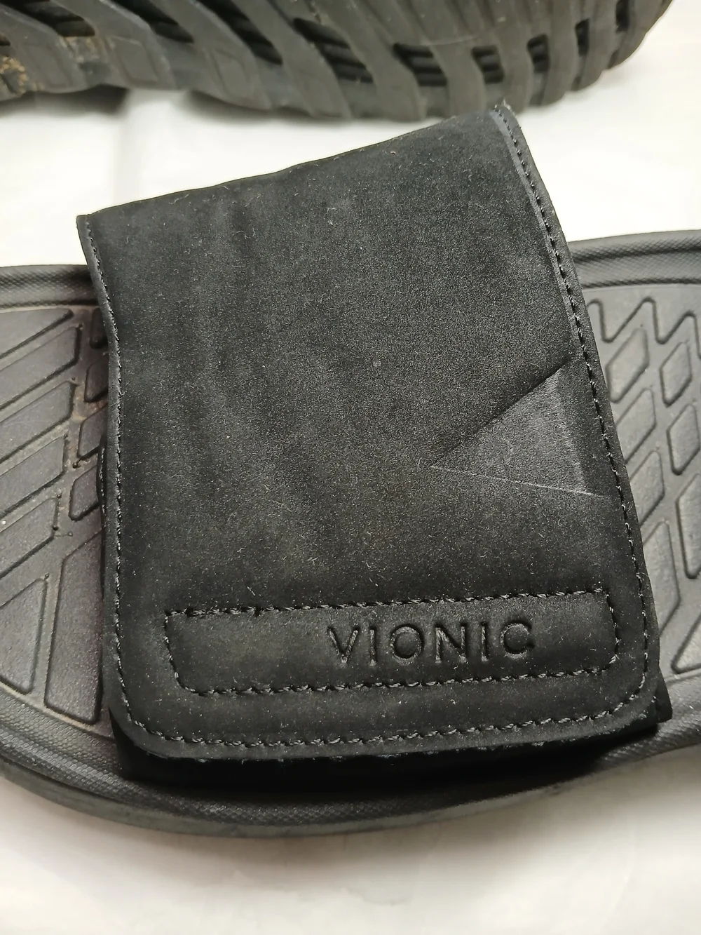 Vionic Unisex Black Slip-On Slide Sandals *Need Cleaned* Mens Sz 9.5 Womens 11